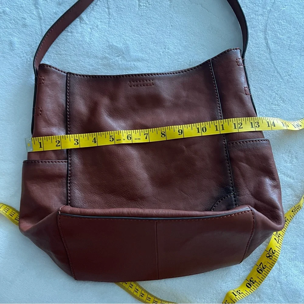 FRYE Leather Side Pocket Boho Purse